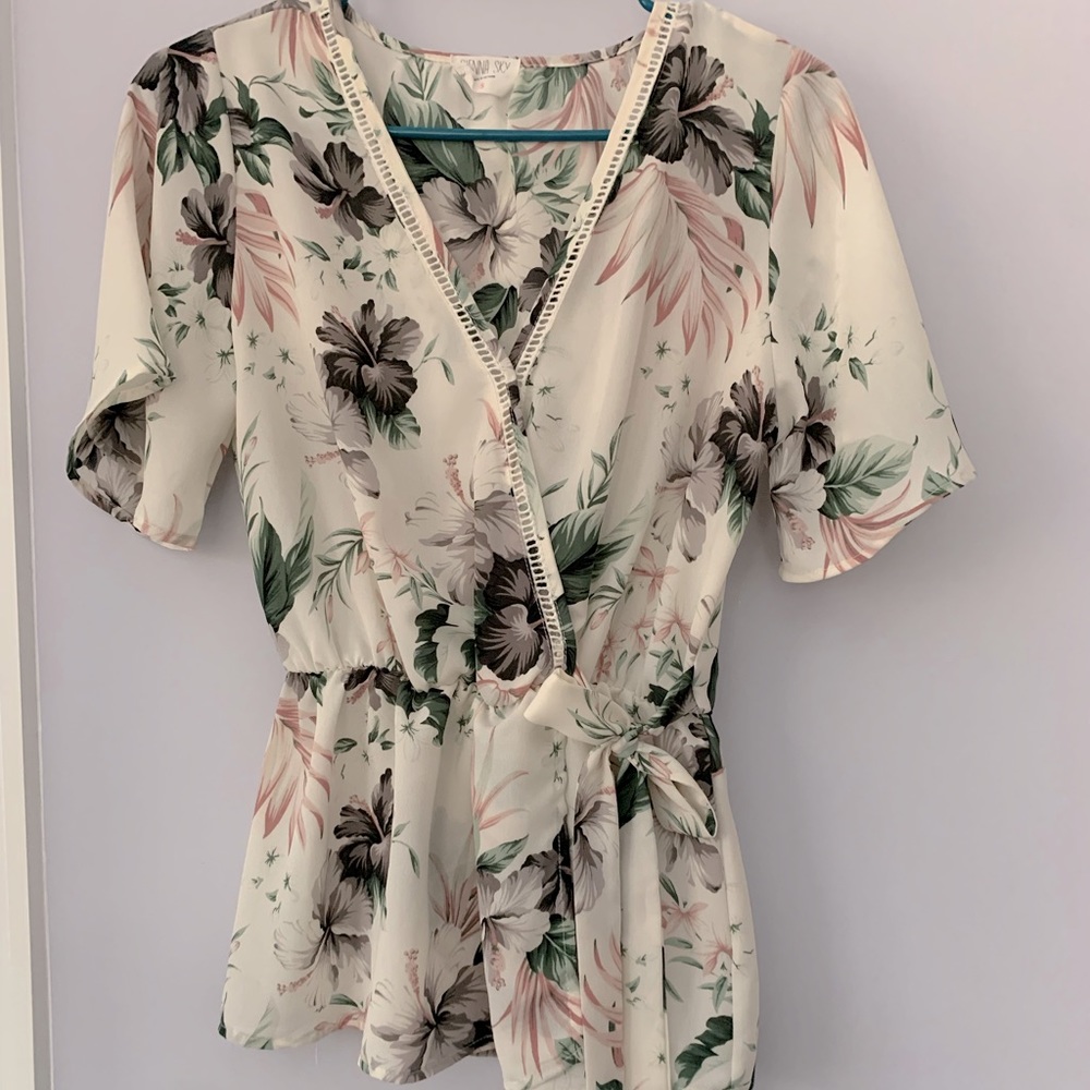 Sienna Sky- floral blouse